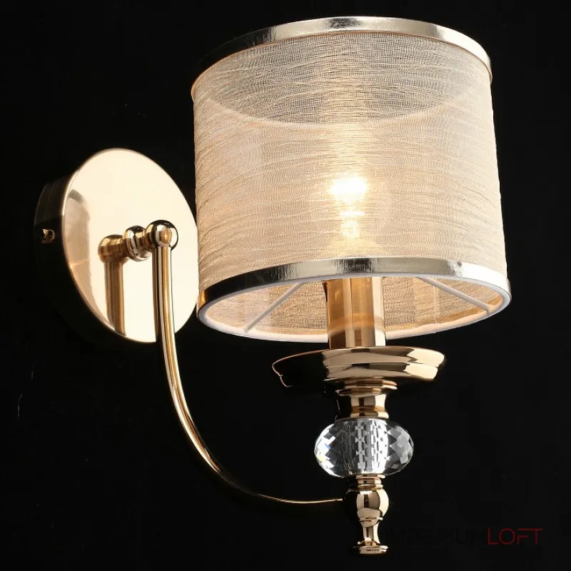 Бра Aployt Agata APL.720.01.01 Цвет арматуры золото Цвет плафонов коричневый