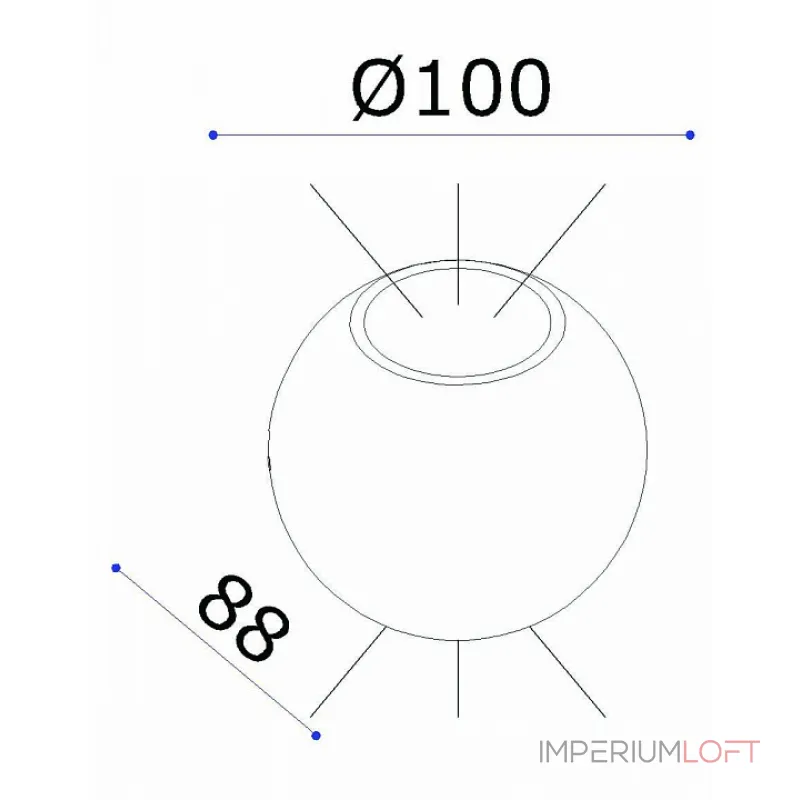 Накладной светильник Donolux DL18442 DL18442/12 Black R Dim