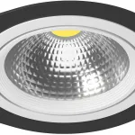 Встраиваемый светильник Lightstar Intero 111 i9270606 Цвет арматуры черно-белый от ImperiumLoft
