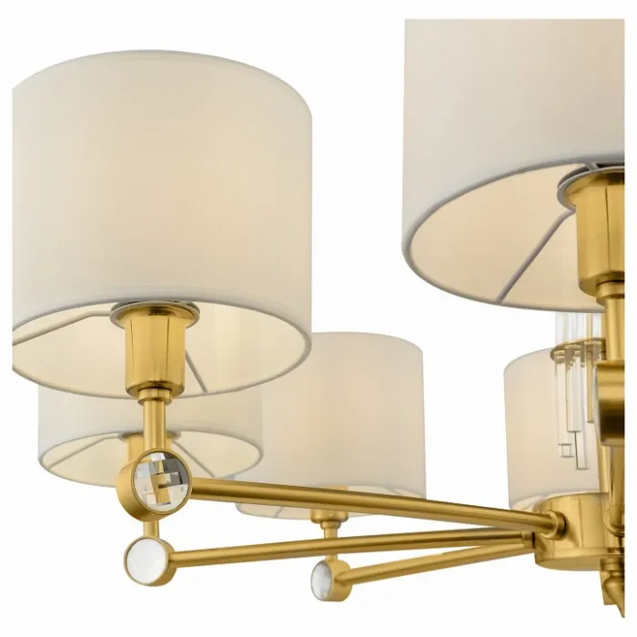 Подвесная люстра Maytoni Alloro MOD088PL-08BS Цвет арматуры латунь Цвет плафонов белый от ImperiumLoft