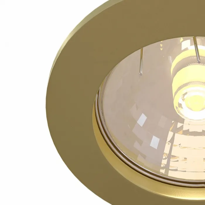 Встраиваемый светильник Maytoni Metal DL009-2-01-G Цвет арматуры золото от ImperiumLoft