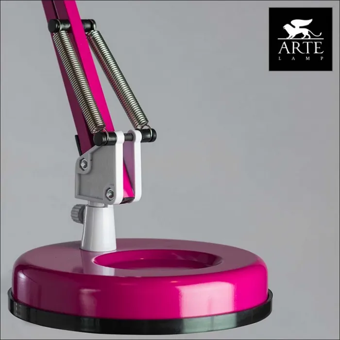 Настольная лампа офисная Arte Lamp Junior A1330LT-1MG Цвет арматуры фиолетовый Цвет плафонов фиолетовый от ImperiumLoft