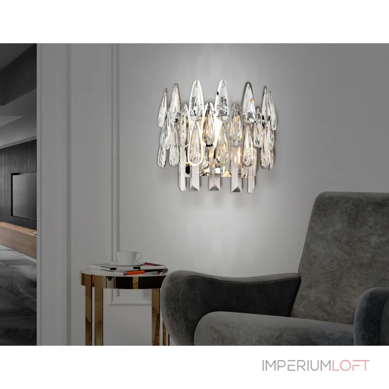 Бра Ambrella Traditional 8 TR5268 Цвет арматуры хром Цвет плафонов хром от ImperiumLoft