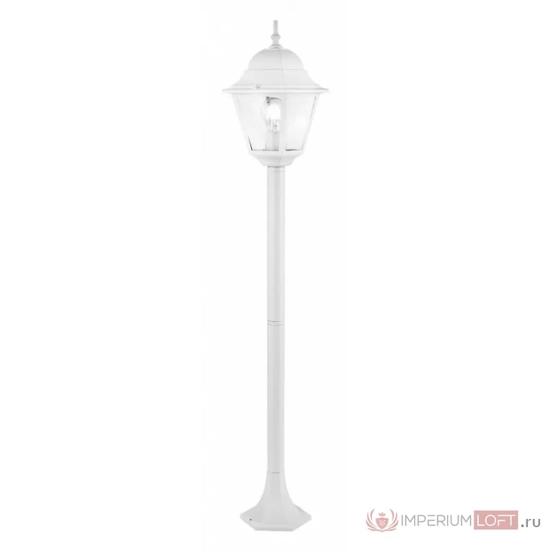 Наземный высокий светильник Maytoni Abbey O001FL-01W Цвет арматуры белый Цвет плафонов прозрачный от ImperiumLoft