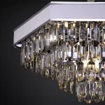 Подвесной светильник Bogate's Pelle 329/9 Strotskis Цвет арматуры хром Цвет плафонов белый от ImperiumLoft