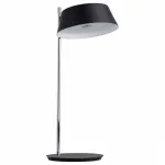 Настольная лампа офисная MW-Light Ривз 3 674030701 Цвет арматуры хром Цвет плафонов черный от ImperiumLoft