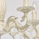 Подвесная люстра DeMarkt City Аврора 5 371010905 Цвет арматуры кремовый Цвет плафонов прозрачный от ImperiumLoft
