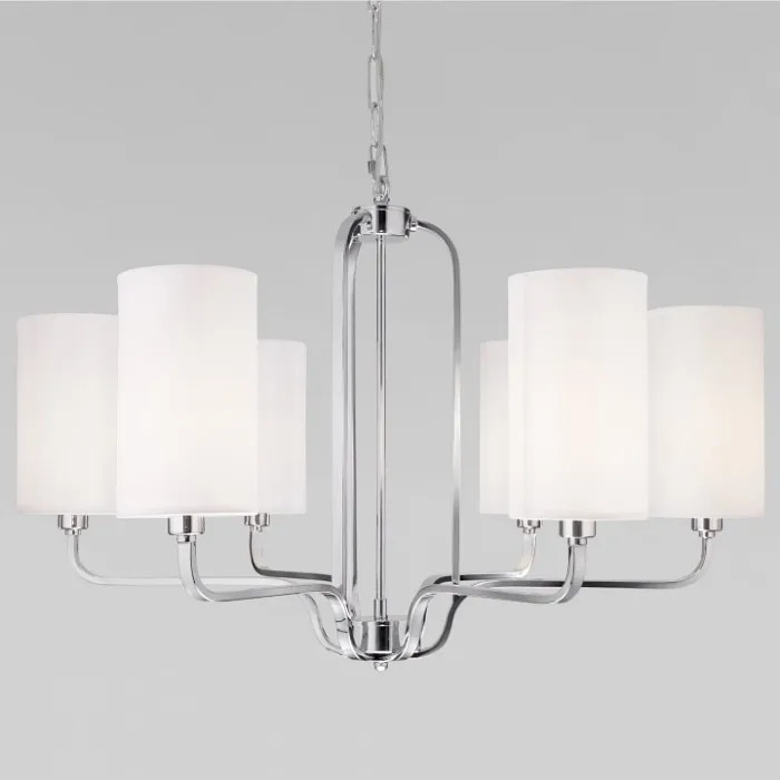 Подвесная люстра Eurosvet Purezza 60128/6 хром от ImperiumLoft
