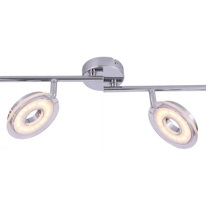 Спот Arte Lamp Fascio A8971PL-4CC Цвет арматуры хром Цвет плафонов белый от ImperiumLoft