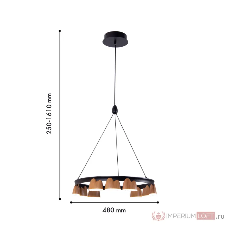 Подвесная люстра Favourite Interline 4266-9P от ImperiumLoft