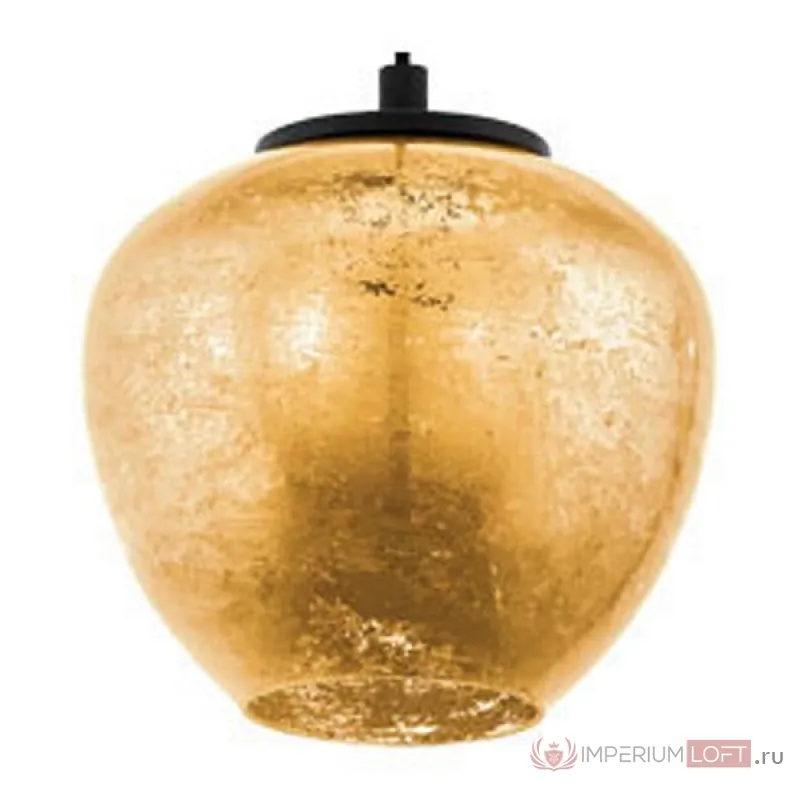 Подвесной светильник Eglo Priorat 39596 Цвет арматуры черный Цвет плафонов золото от ImperiumLoft