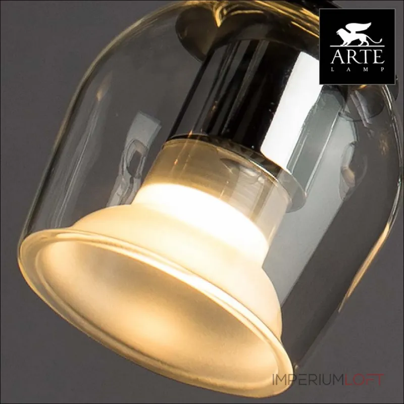 Спот Arte Lamp Echeggio A1558PL-3CC Цвет арматуры хром Цвет плафонов прозрачный