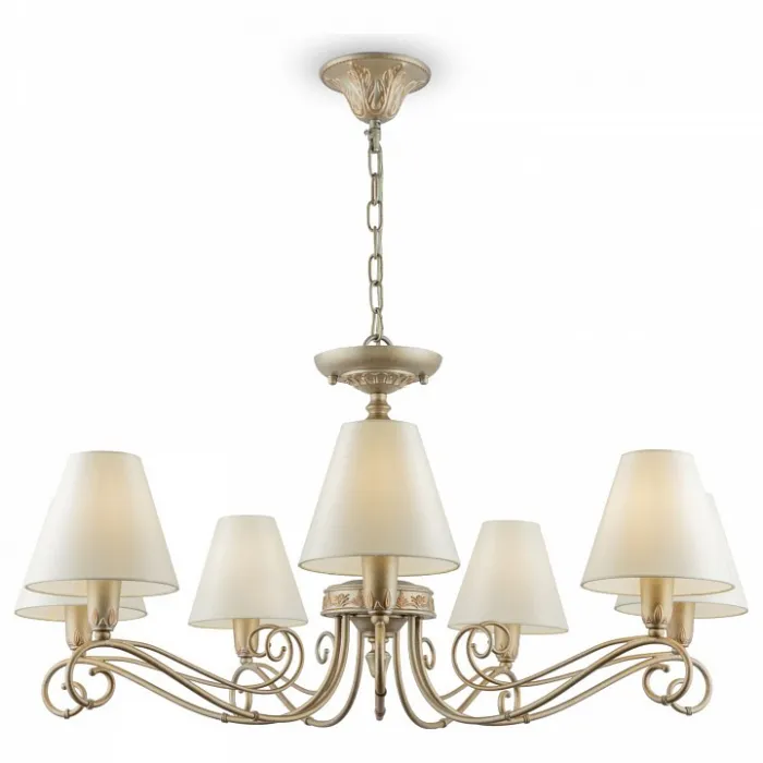 Подвесная люстра Lamp4You Provence 11 E4-07-H-LMP-O-25 Цвет арматуры золото Цвет плафонов белый от ImperiumLoft