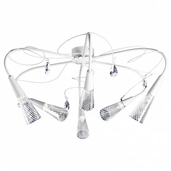 Потолочная люстра Lightstar Aereo 711060 Цвет арматуры белый Цвет плафонов прозрачный от ImperiumLoft