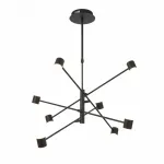 Светильник на штанге ST-Luce Formolla SL1597.403.08 цвет арматуры черный цвет плафонов белый от ImperiumLoft