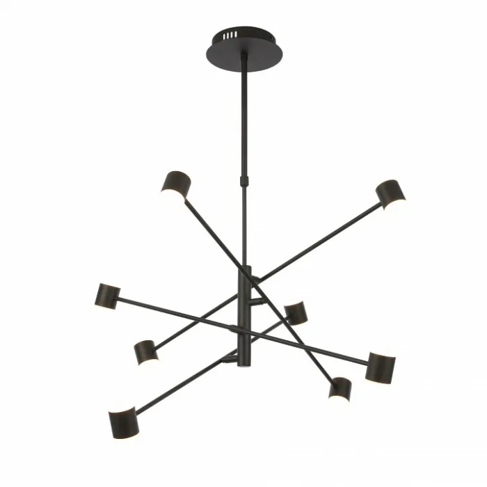 Светильник на штанге ST-Luce Formolla SL1597.403.08 цвет арматуры черный цвет плафонов белый от ImperiumLoft