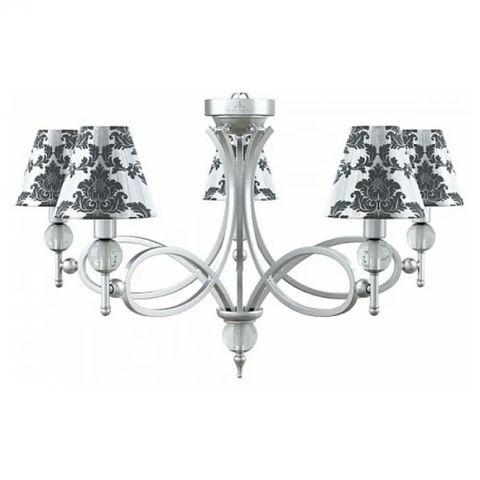 Подвесная люстра Lamp4You Eclectic 14 M2-05-CR-LMP-O-2 Цвет арматуры хром Цвет плафонов черно-белый от ImperiumLoft