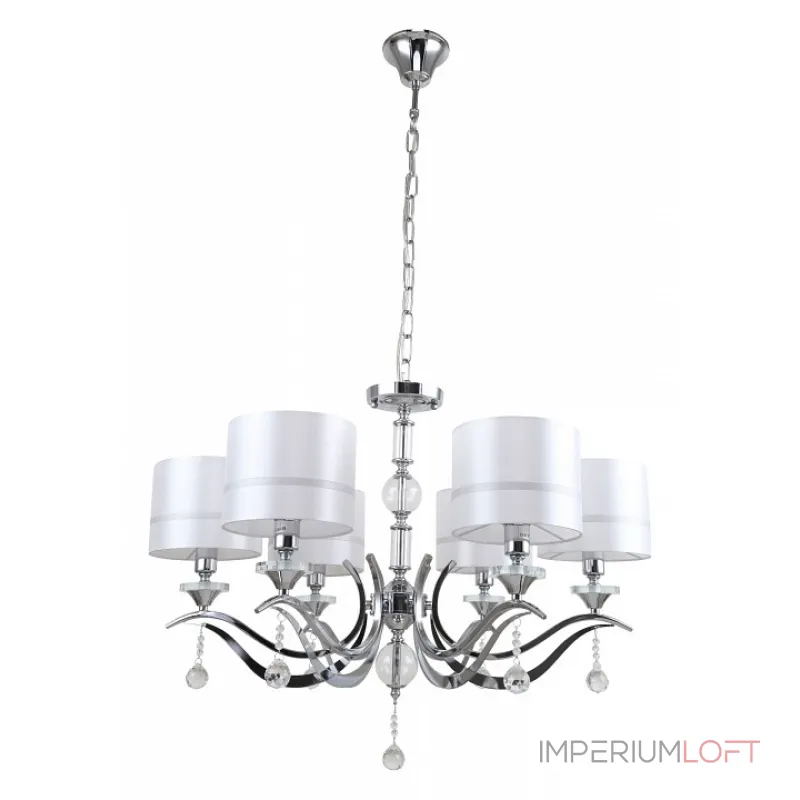 Подвесная люстра Stilfort Flippe 1041/09/06P Цвет арматуры хром Цвет плафонов белый Подвесная люстра Stilfort Flippe 1041/09/06P Цвет арматуры хром Цвет плафонов белый
