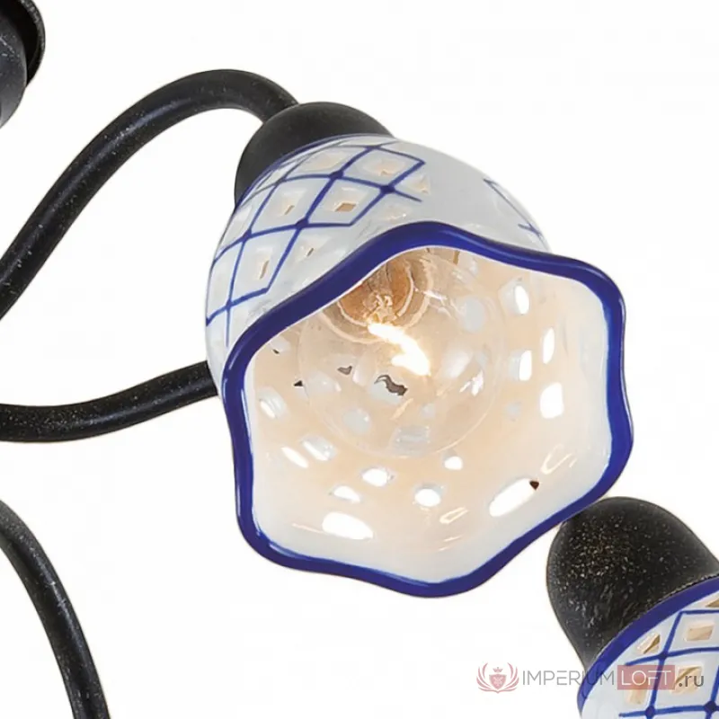 Люстра на штанге Citilux Ажур CL534161 Цвет арматуры черный от ImperiumLoft