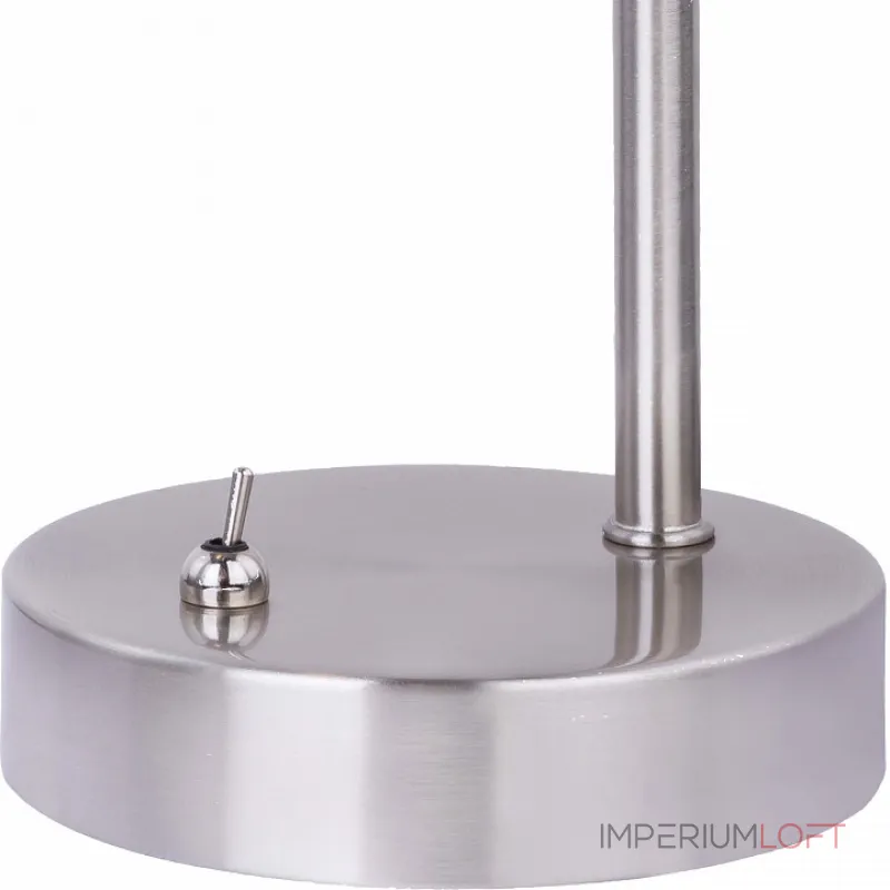 Настольная лампа офисная Rivoli Distratto T1 SN Б0038105 Цвет арматуры никель Цвет плафонов никель от ImperiumLoft