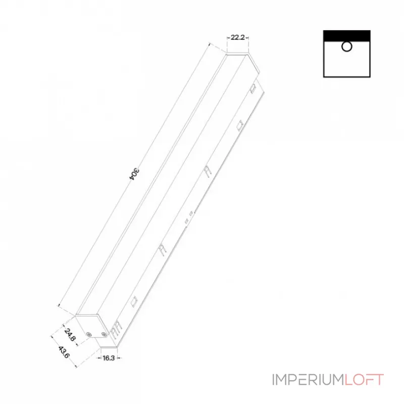 Встраиваемый светильник Maytoni Basis TR030-2-12W3K-B