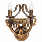 Бра Vitaluce V1161 V1350/2A Цвет арматуры золото Цвет плафонов белый от ImperiumLoft