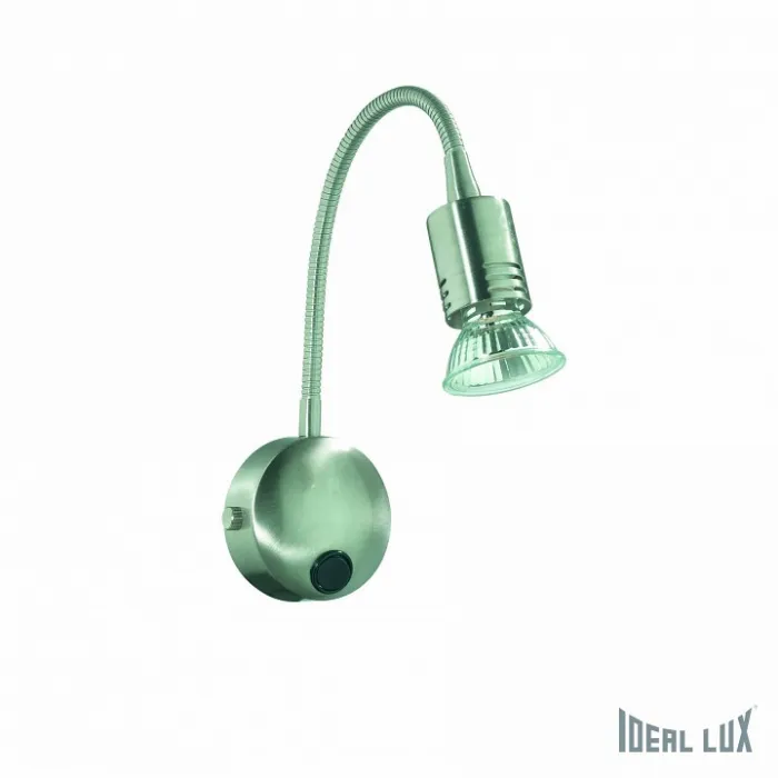 Бра Ideal Lux FLEX FLEX AP1 NICKEL Цвет арматуры серый Цвет плафонов серый от ImperiumLoft