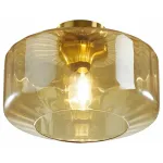 Накладной светильник Odeon Light Binga 4747/1C Цвет арматуры бронза Цвет плафонов янтарный от ImperiumLoft