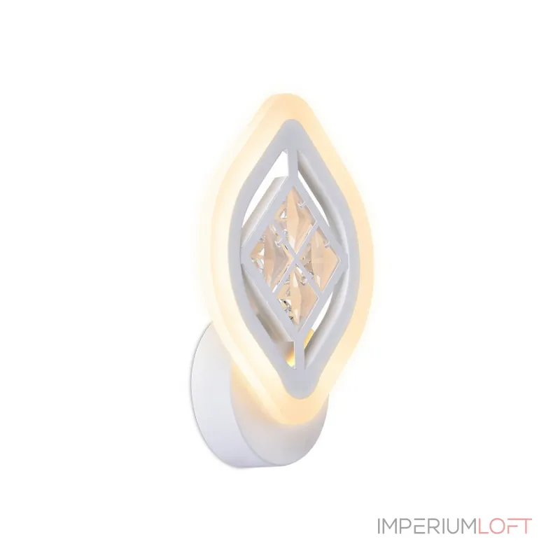 Бра Ambrella Ice 3 FA277 Цвет плафонов белый Цвет арматуры белый Бра Ambrella Ice 3 FA277 Цвет плафонов белый Цвет арматуры белый