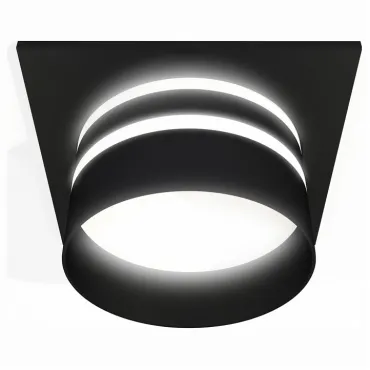 Встраиваемый светильник Ambrella Xc632 1 XC7632042 Цвет плафонов черно-белый от ImperiumLoft