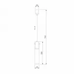 Подвесной светильник TK Lighting Look 3202 Look Цвет плафонов янтарный Цвет арматуры черный от ImperiumLoft