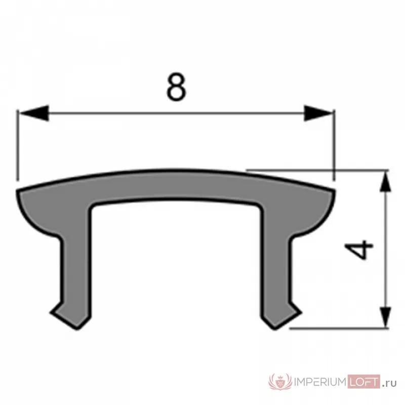 Профиль накладной  Deko-Light F-01-05 983550 от ImperiumLoft