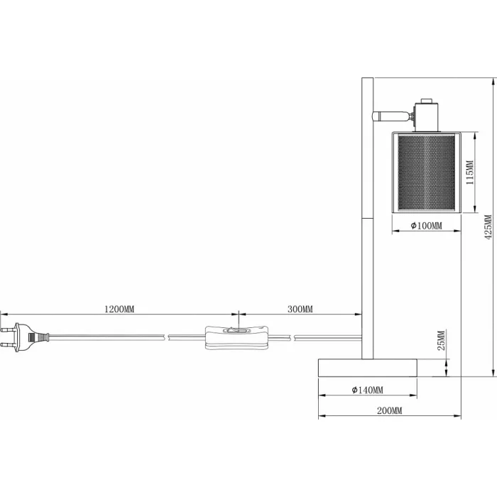 Настольная лампа декоративная Moderli Suspent V3060-1T от ImperiumLoft