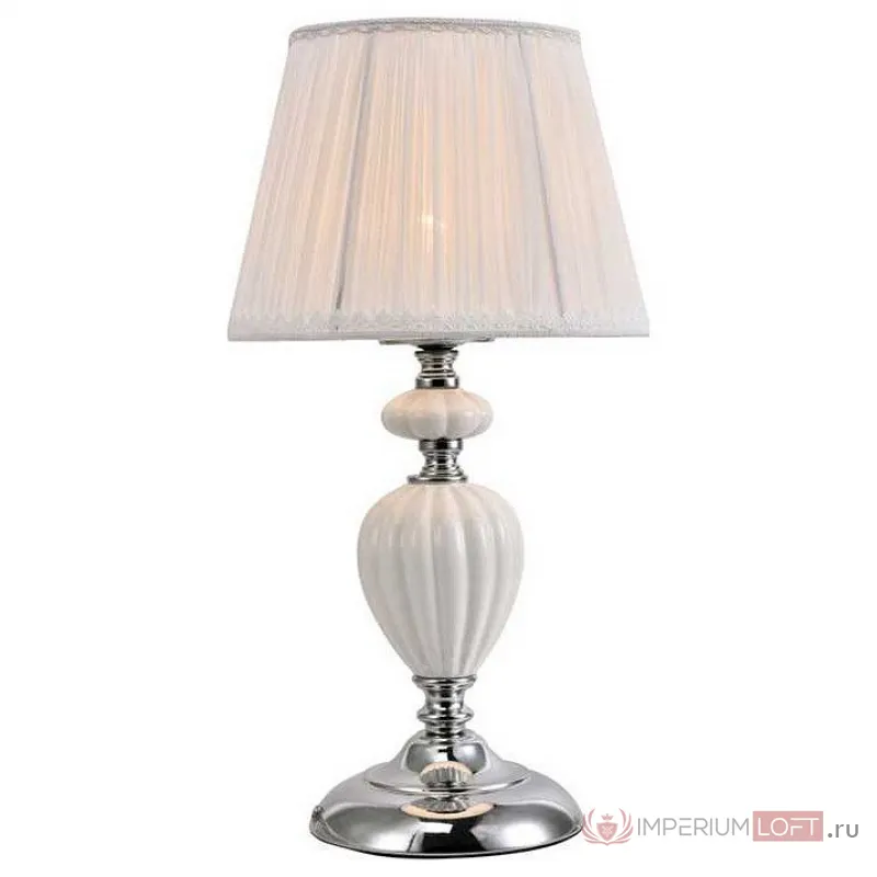 Настольная лампа декоративная Newport 11000 11001/T Цвет арматуры хром Цвет плафонов белый от ImperiumLoft