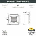 Встраиваемый светильник Fumagalli Extraleti 3S2.000.000.AYG1L от ImperiumLoft