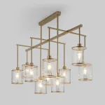 Люстра на штанге Eurosvet Inari 60144/10 золото от ImperiumLoft