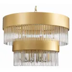 Подвесная люстра ST-Luce Contatto SL1225.203.09 Цвет арматуры золото Цвет плафонов прозрачный от ImperiumLoft