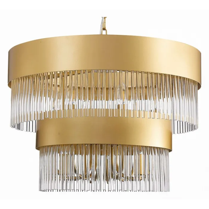 Подвесная люстра ST-Luce Contatto SL1225.203.09 Цвет арматуры золото Цвет плафонов прозрачный от ImperiumLoft