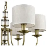 Подвесная люстра Vele Luce Soprano VL4194P06 Цвет арматуры бронза Цвет плафонов кремовый от ImperiumLoft