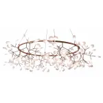 07521-162,33 Люстра Ветта розовое золото d120 h182 Led 81W (3000K) от ImperiumLoft