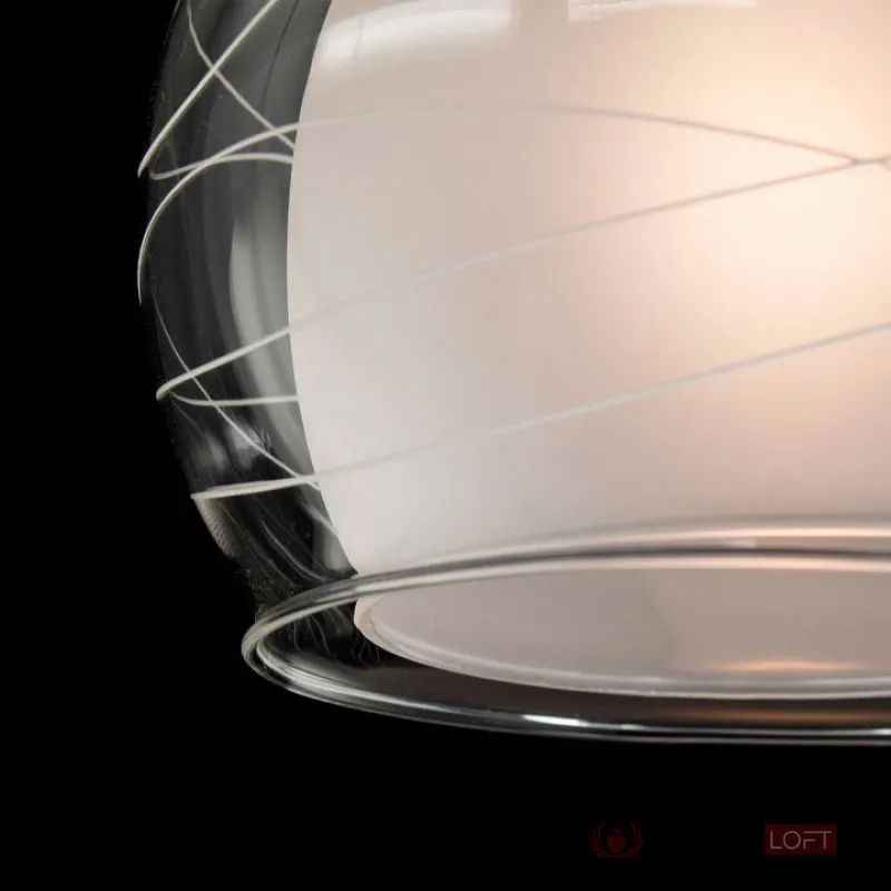 Подвесной светильник Citilux Буги CL157112 Цвет плафонов белый Цвет арматуры хром от ImperiumLoft