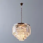 Подвесной светильник Divinare Nova 3001/02 LM-9 Цвет плафонов прозрачный Цвет арматуры хром от ImperiumLoft