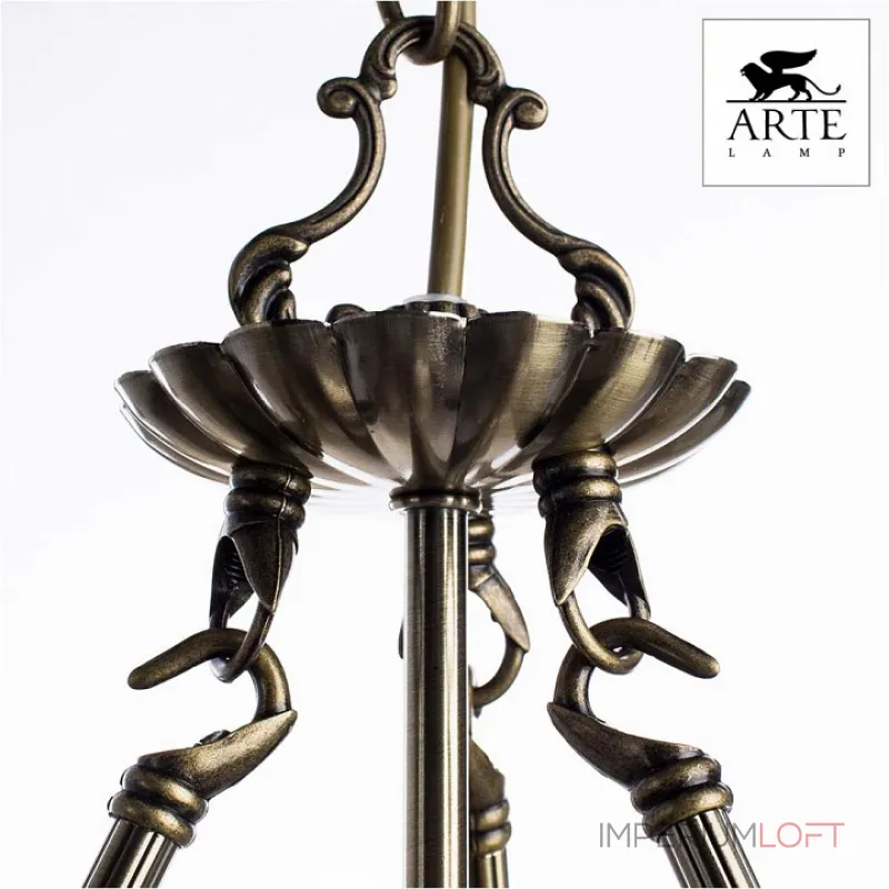 Подвесная люстра Arte Lamp Windsor A3777LM-3-2AB  Подвесная люстра Arte Lamp Windsor A3777LM-3-2AB