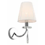 Бра Omnilux Breguzzo OML-57701-01 Цвет арматуры хром Цвет плафонов белый