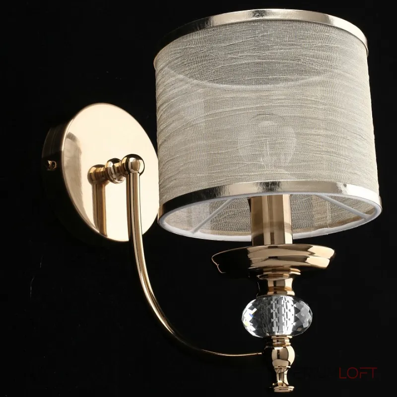 Бра Aployt Agata APL.720.01.01 Цвет арматуры золото Цвет плафонов коричневый