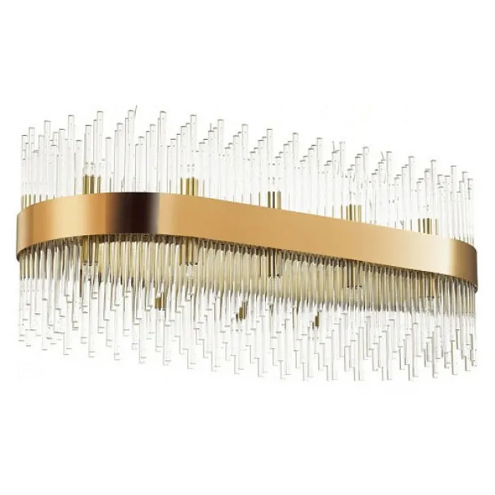 Подвесной светильник Odeon Light Focco 4722/24 Цвет арматуры золото Цвет плафонов прозрачный от ImperiumLoft