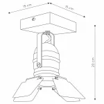Спот Lucide Picto 17997/01/35 Цвет плафонов синий Цвет арматуры серый