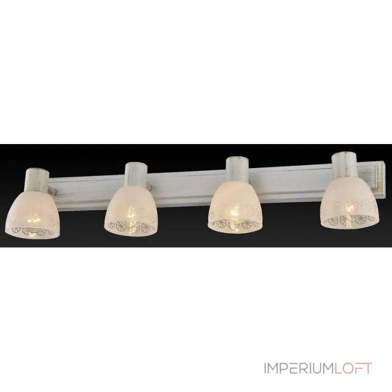 Спот TopLight Shona TL3740Y-04WG Цвет арматуры золото Цвет плафонов белый