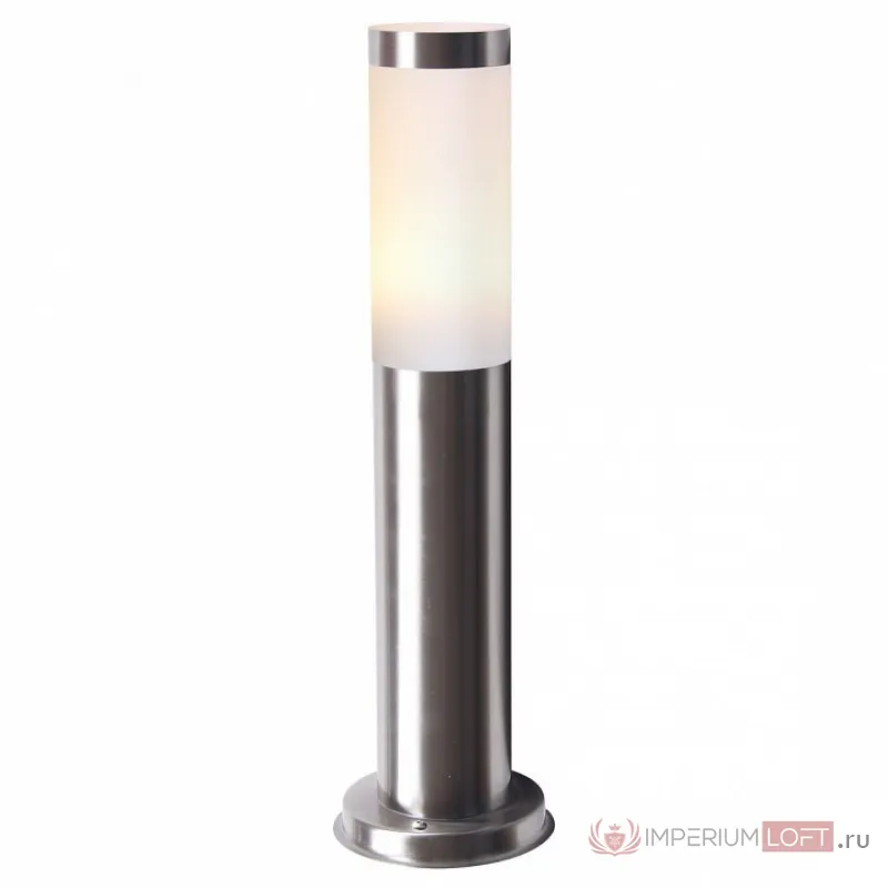 Наземный низкий светильник Arte Lamp Salire A3158PA-1SS Цвет арматуры серебро Цвет плафонов белый от ImperiumLoft