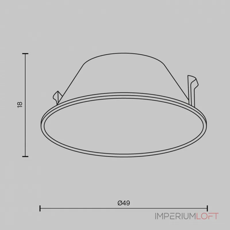 Кольцо декоративное Maytoni Wise Ring057-7-CH